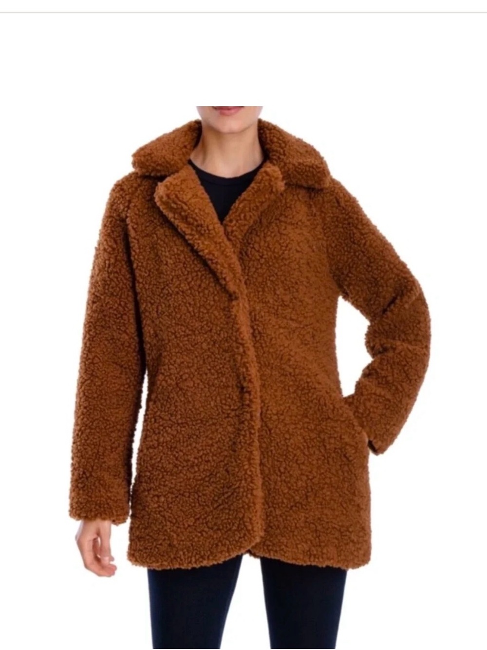 Lucky Brand Chestnut Teddy Coat